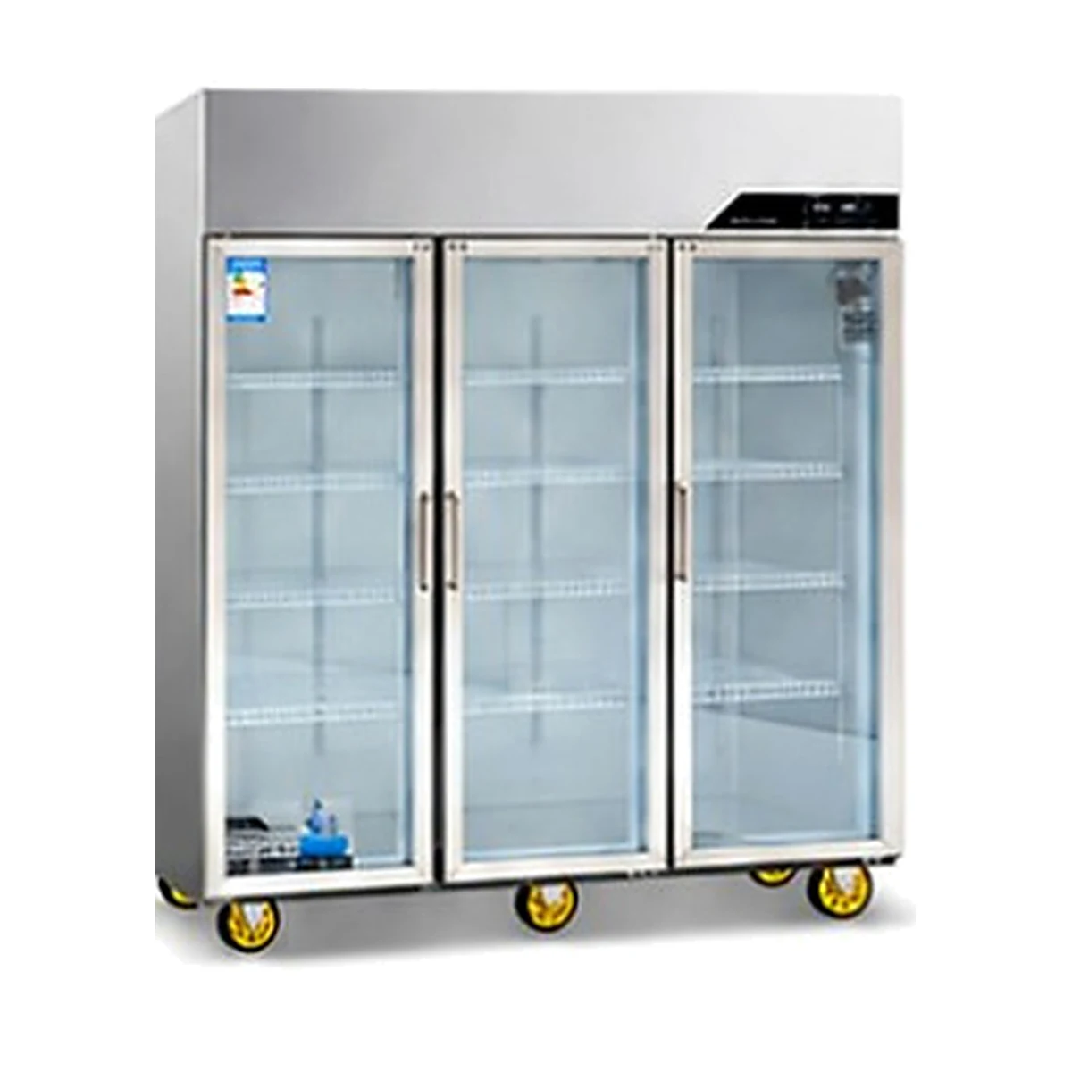 Six-door glass-door cabinet pictured in the latest CLD catalog, page 13